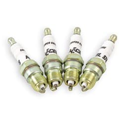 SPARK PLUG SHORT CHEV/FORD 14MM TAPERED SEAT (SET OF 8) ACCEL - 8198