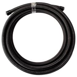 SS BRAIDED HOSE -9AN 2 METRE BLACK S/S 12.7mm ID 18.3mm OD