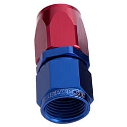 -8AN TAPER SERIES STRAIGHT HOSE END BLUE *25 PACK*