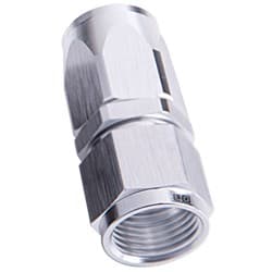 -12AN TAPER SERIES STRAIGHT HOSE END SILVER