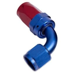 -6AN TAPER SERIES 90 DEGREE HOSE END BLUE *25 PACK*