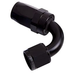 -16AN TAPER SERIES 120 DEGREE HOSE END BLACK