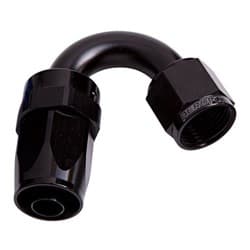 -6AN TAPER SERIES 150 DEGREE HOSE END BLACK