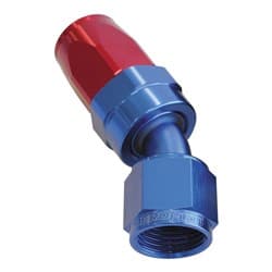 -6AN TAPER SERIES 30 DEGREE HOSE END BLUE