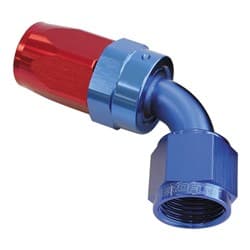 -4AN TAPER SERIES 60 DEGREE HOSE END BLUE