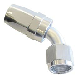 -16AN TAPER SERIES 60 DEGREE HOSE END SILVER