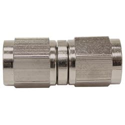 S/S STRAIGHT FEMALE FLARE -3ANSILVER SWIVEL COUPLER STAINLES