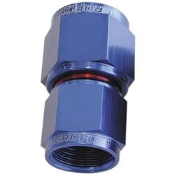 SWIVEL COUPLER REDUCER -6AN TO -4AN BLUE FEMALE COUPLER