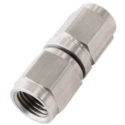 S/S STRAIGHT FEMALE FLARE -4ANSILVER SWIVEL COUPLER STAINLES