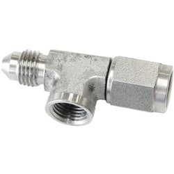 STRAIGHT FEMALE - MALE -4AN STAINLESS WITH 1/8" NPT PORT