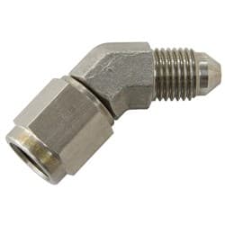 S/S 45 DEG -3AN FEMALE - MALE STAINLESS STEEL