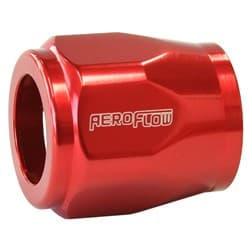 HEX HOSE FINISHER 16.5MM ID RED 21/32" ID CLAMP