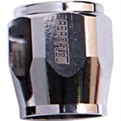 HEX HOSE FINISHER 49.2MM ID CHROME 1-15/16" ID CLAMP
