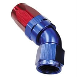 45 DEG HOSE END -12AN BLUE FULL FLOW TAPER STYLE