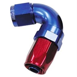 120 DEG HOSE END -16AN BLUE FULL FLOW TAPER STYLE