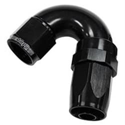 150 DEG HOSE END -12AN BLACK FULL FLOW TAPER STYLE