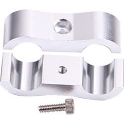 BILLET DUAL HOSE SEPARATOR SILVER