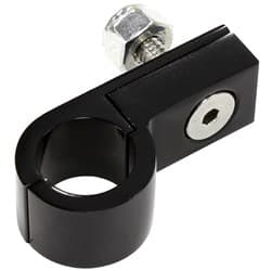 BILLET P STYLE CLAMP -8 HOSE BLACK 16MM ID OR 5/8" ID