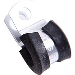 CUSHIONED P CLAMPS -28AN 5PK SILVER 44.5MM OR 1-3/4" ID
