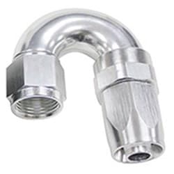 180 DEG HOSE END -12AN BLACK FULL FLOW TAPER STYLE