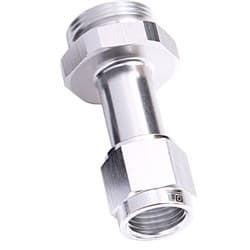 -6AN HOLLEY CARB INLET 4150 SILVER SWIVEL NUT (PAIR)