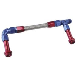 HOLLEY INLET RAIL -8AN BLUE SUIT 1X METERING BLOCK