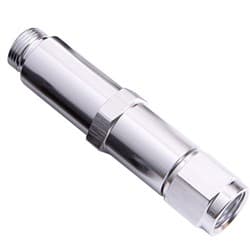 -6AN FEMALE TO BG / DEMON SILVER SWIVEL NUT (PAIR)