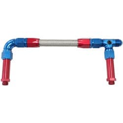BG / DEMON DUAL INLET -8AN BLUE SUIT 2 X METERING BLOCKS