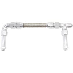 BG / DEMON DUAL INLET -8AN SILVER SUIT 2X METERING BLOCKS