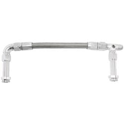 HOLLEY DUAL INLET -8AN 4500 SILVER SUIT DOMINATOR CARBS