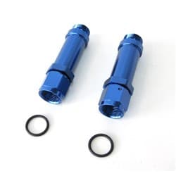 -8AN FEMALE TO HOLLEY ULTRA HPBLUE SWIVEL NUT (PAIR) -8ORB