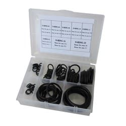 BUNA N O-RINGS -3 to -20AN PK 10 OF EACH IN PLASTIC CASE