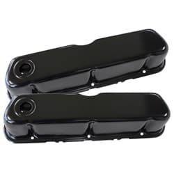 STEEL VALVE COVERS, SBF BLACK WITHOUT LOGO