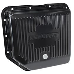 TH350 DEEP TRANSMISSION PAN BLACK W/ DRAIN PLUG