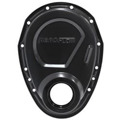 SB CHEV TIMING COVER BLACK GASKETS BOLTS & SEAL