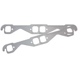 SBC EXHAUST GASKET 1.50 x 1.56 STEEL SMALL BLOCK CHEV 350 PAIR Aeroflow - AF 1856-1212-1