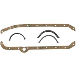 SBC OIL PAN GASKET CORK R/H DIPSTICK SMALL BLOCK CHEV 350 Aeroflow - AF 1854-1207-1