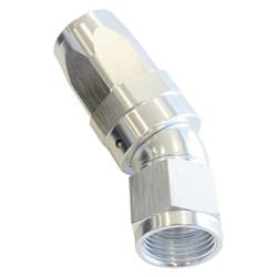 30 DEG HOSE END -10AN SILVER FULL FLOW TAPER STYLE