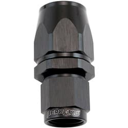 STEPPED STRAIGHT END -8 HOSE TO -6AN EXPANDER HOSE END BLACTEFLON AF 201-08-06DBLK