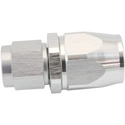 STEPPED STRAIGHT END -8 HOSE TO -6AN EXPANDER HOSE END SILVTEFLON AF 201-08-06DS