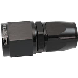 STEPPED STRAIGHT END -8 HOSE TO -10AN REDUCER HOSE END BLACTEFLON AF 201-08-10DBLK