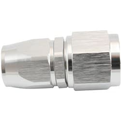 STEPPED STRAIGHT END -8 HOSE TO -10AN REDUCER HOSE END SILVTEFLON AF 201-08-10DS