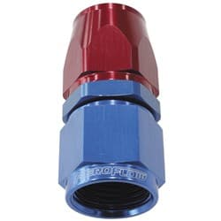ALLOY STRAIGHT HOSE END -12AN BLUE SWIVEL NUT SUIT TEFLON