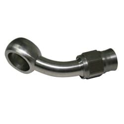 -3AN 45 DEG BANJO 7/16" STAINLESS SUIT TEFLON