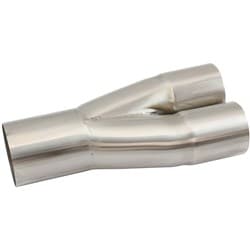 AEROFLOW MERGE COLLECTOR 2-1/4" TO 3" 304 S/S 2 into 1
