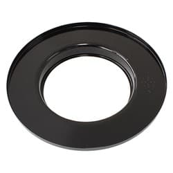 9" AIR CLEANER BASE ONLY 5-1/8FLAT BASE BLACK