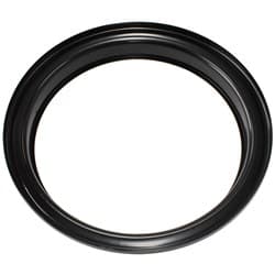 9" AIR CLEANER BASE ONLY FLAT BASE BLACK 7-5/16"
