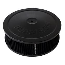 9" X 2-3/4" AIR CLEANER ASSY5-1/8" NECK, BLACK, COTTON