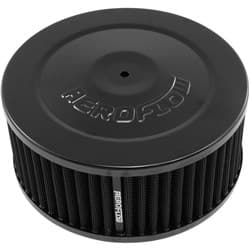 7" X 3"  AIR CLEANER ASSY 5-1/8" FLAT BASE BLACK, COTTON Aeroflow - AF 2251-1330