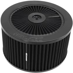 9" X 5" FULL FLOW AIR CLEANERASSEMBLY 5-1/8" BLACK COTTON